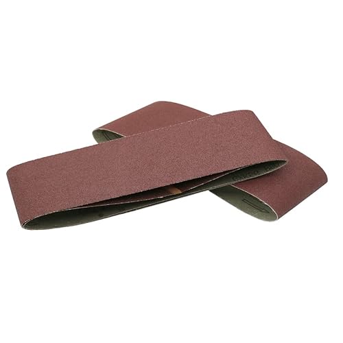 10 Stück 75 x 457 mm Körnung 40–800 Schleifbänder Schleifband für Holz Weichmetall Polieren Schleifen Schleifband (10 Stück/Körnung 100) von N\P