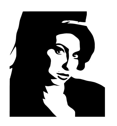 Amy Winehouse Mylar-Schablone, Wandkunst, 190 Mikron, A3-Größe. Bitte sagen Sie mir, welches Design oder senden Sie einen Screenshot von N\P