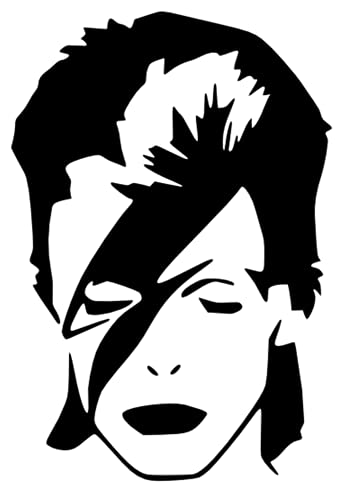 David Bowie Mylar-Schablone, Wandkunst, 190 Mikrometer A4 Größe von N\P
