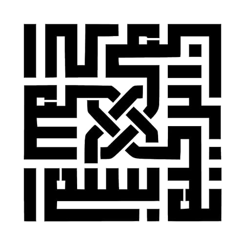 Islamische arabische Kalligrafie Mylar-Schablone, Wandkunst, 190 Mikrometer A4 Größe von N\P