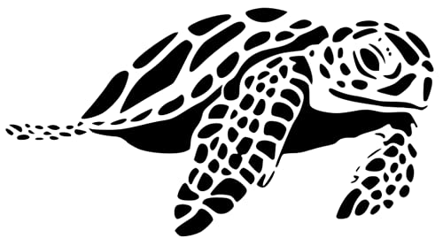 Schildkröte Oktopus Mylar-Schablone, Wandkunst, 190 Mikron, A3-Größe. Bitte sagen Sie mir, welches Design oder senden Sie einen Screenshot von N\P