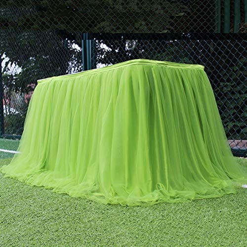 N/X Tischrock bunt Tischdecke Textil Haus Tischdecken für Party Hochzeit Tischdeko .Romantisch Tüll Party Tischkleid Tischdeko 100,0 cm lang x 75,0 cm hoch N/X Tischrock bunt Tischdecke Textil Haus Tischdecken für Party Hochzeit Tischdeko .Romantisch Tüll Party Tischkleid Tischdeko 100,0 cm lang x 75,0 cm hoch von N/X
