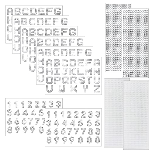Allazone 12 Stück Glitzer Strass Alphabet Buchstaben Aufkleber Blätter Selbstklebend Rhinestone Strasssteine, Kristall Edelstein Aufkleber für Manuelle DIY Allazone 12 Stück Glitzer Strass Alphabet Buchstaben Aufkleber Blätter Selbstklebend Rhinestone Strasssteine, Kristall Edelstein Aufkleber für Manuelle DIY von Allazone