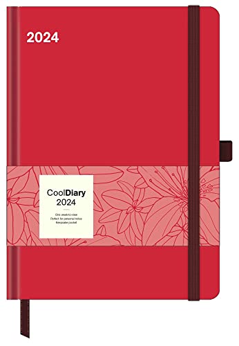 Crimson 2024 - Diary - Buchkalender - Taschenkalender - 16x22: Cool Diary von N NEUMANNVERLAGE