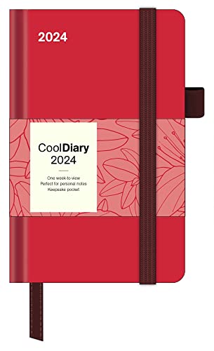 Crimson 2024 - Diary - Buchkalender - Taschenkalender - 9x14: Cool Diary von N NEUMANNVERLAGE