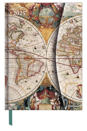 N NEUMANNVERLAGE - Antique Maps 2025 Diary, 16x22cm, Taschenkalender mit Magnetverschluss und Lesebändchen, Tasche für Visitenkarte, Jahres- und ... internationales Kalendarium: Magneto Diary N NEUMANNVERLAGE - Antique Maps 2025 Diary, 16x22cm, Taschenkalender mit Magnetverschluss und Lesebändchen, Tasche für Visitenkarte, Jahres- und ... internationales Kalendarium: Magneto Diary von N NEUMANNVERLAGE