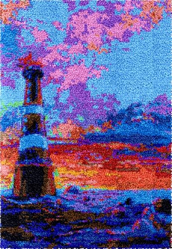 Diy Teppich Knüpfen Set Knüpfteppich-Set Mit Leuchtturm Am Meer,Sonnenuntergangslandschaft,Diy-Knüpfteppich,Heimteppich-Teppichherstellungs-Kits Aus Canvas,Knüpfteppich-Sets Für Anfäng 20x15in Diy Teppich Knüpfen Set Knüpfteppich-Set Mit Leuchtturm Am Meer,Sonnenuntergangslandschaft,Diy-Knüpfteppich,Heimteppich-Teppichherstellungs-Kits Aus Canvas,Knüpfteppich-Sets Für Anfäng 20x15in von N.LANSHAN