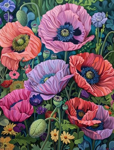 Diy-Teppich Knüpfstern Knüpfhaken-Kissen-Sets Mit Fantasieblumen Und -Pflanzen. Bunte Blumen. Diy-Knüpfhaken-Teppich,Heimteppich-Teppich-Herstellungs-Leinwand-Sets,Knüpfhaken-Sets Für Anf 60x90cm Diy-Teppich Knüpfstern Knüpfhaken-Kissen-Sets Mit Fantasieblumen Und -Pflanzen. Bunte Blumen. Diy-Knüpfhaken-Teppich,Heimteppich-Teppich-Herstellungs-Leinwand-Sets,Knüpfhaken-Sets Für Anf 60x90cm von N.LANSHAN
