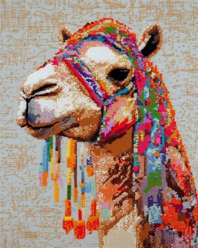 N.LANSHAN 11CT Diy Kreuzstich Set Vorgedruckt Farbe Kamel Tier Stickvorlagen Stickbilder Vorgedruckt Kreuzstich Stickpackungen Stickpackung Cross Stitch 50x70cm N.LANSHAN 11CT Diy Kreuzstich Set Vorgedruckt Farbe Kamel Tier Stickvorlagen Stickbilder Vorgedruckt Kreuzstich Stickpackungen Stickpackung Cross Stitch 50x70cm von N.LANSHAN