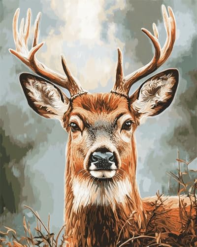 N.LANSHAN 11CT Diy Stickbilder Erwachsene Hirsch Tierportrait Stickvorlagen Stickbilder Kreuzstich Vorgedruckt,Bilder Stickerei Set Diy Stickpackung Kits 60x80cm N.LANSHAN 11CT Diy Stickbilder Erwachsene Hirsch Tierportrait Stickvorlagen Stickbilder Kreuzstich Vorgedruckt,Bilder Stickerei Set Diy Stickpackung Kits 60x80cm von N.LANSHAN