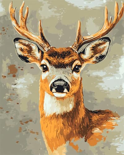 N.LANSHAN 11CT Diy Stickset Für Anfänger Hirsch Tierportrait Vorgedruckt Sticken Set Stamped Cross Stitch Pre-Printed Pattern Stickerei Diy Home Decoration 30x40cm N.LANSHAN 11CT Diy Stickset Für Anfänger Hirsch Tierportrait Vorgedruckt Sticken Set Stamped Cross Stitch Pre-Printed Pattern Stickerei Diy Home Decoration 30x40cm von N.LANSHAN