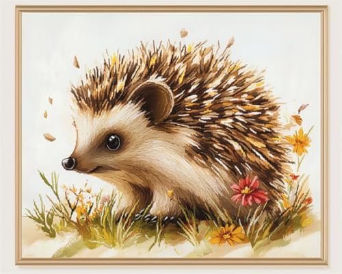 N.LANSHAN 11CT Diy Stickset Für Anfänger Igel Und Blumen Fantasietiere Vorgedruckt Sticken Set Stamped Cross Stitch Pre-Printed Pattern Stickerei Diy Home Decoration 30x40cm N.LANSHAN 11CT Diy Stickset Für Anfänger Igel Und Blumen Fantasietiere Vorgedruckt Sticken Set Stamped Cross Stitch Pre-Printed Pattern Stickerei Diy Home Decoration 30x40cm von N.LANSHAN