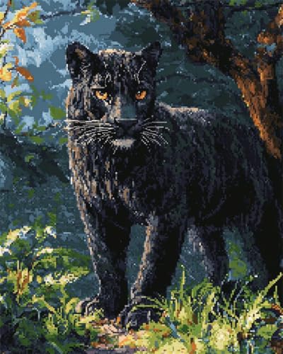 N.LANSHAN DIY Knüpfstern Set Fantasy Leopard Knüpfteppich Set Dschungeltiere Knüpfteppich Set Teppich Verschlusshaken Knüpfset Mit Vordruck,DIY 3D Bastelgeschenk 60x90cm N.LANSHAN DIY Knüpfstern Set Fantasy Leopard Knüpfteppich Set Dschungeltiere Knüpfteppich Set Teppich Verschlusshaken Knüpfset Mit Vordruck,DIY 3D Bastelgeschenk 60x90cm von N.LANSHAN