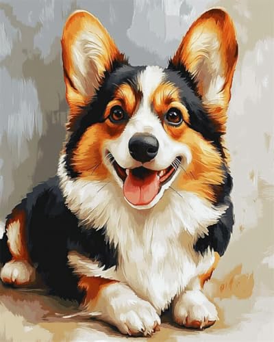 N.LANSHAN DIY Knüpfstern Set Süßer Corgi Knüpfset Für Teppiche,Diy-Bastelset,Wandteppich,Kissen,Vorgedruckte Muster 80x115cm N.LANSHAN DIY Knüpfstern Set Süßer Corgi Knüpfset Für Teppiche,Diy-Bastelset,Wandteppich,Kissen,Vorgedruckte Muster 80x115cm von N.LANSHAN
