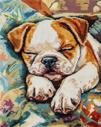 N.LANSHAN DIY Knüpfteppich Cartoon-Bulldogge Diy-Knüpfset,Handarbeit,Stickerei,Wandteppich,Teppichherstellung,Geschenk Für Heimwerker 90x120cm N.LANSHAN DIY Knüpfteppich Cartoon-Bulldogge Diy-Knüpfset,Handarbeit,Stickerei,Wandteppich,Teppichherstellung,Geschenk Für Heimwerker 90x120cm von N.LANSHAN