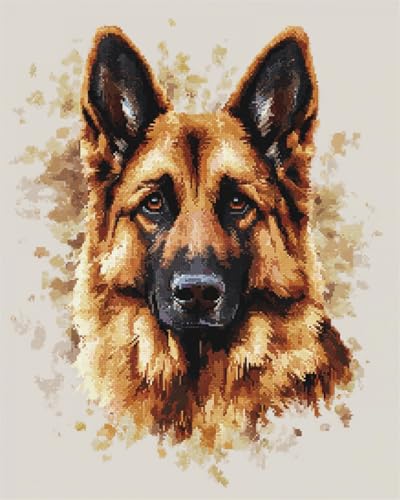 N.LANSHAN DIY Knüpfteppich Knüpfhakenset Mit Hundeportrait,Deutscher Schäferhund,DIY Knüpfteppich,Heimteppich,Teppichherstellungssets Aus Canvas,Knüpfhakensets Für Anfänger 60x90cm N.LANSHAN DIY Knüpfteppich Knüpfhakenset Mit Hundeportrait,Deutscher Schäferhund,DIY Knüpfteppich,Heimteppich,Teppichherstellungssets Aus Canvas,Knüpfhakensets Für Anfänger 60x90cm von N.LANSHAN