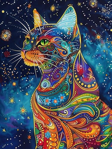 N.LANSHAN DIY Knüpfteppich Zum Selber Knüpfen Farbe Katze Tier Knüpfset Für Teppiche,Diy-Bastelset,Wandteppich,Kissen,Vorgedruckte Muster 80x115cm N.LANSHAN DIY Knüpfteppich Zum Selber Knüpfen Farbe Katze Tier Knüpfset Für Teppiche,Diy-Bastelset,Wandteppich,Kissen,Vorgedruckte Muster 80x115cm von N.LANSHAN