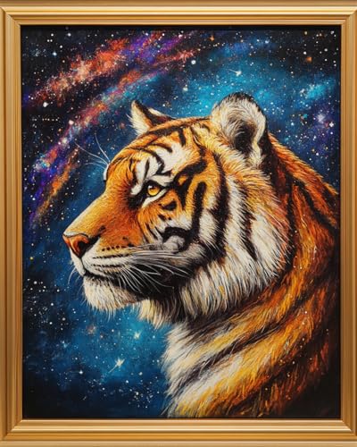 N.LANSHAN DIY Teppich Knüpfen Set Fantasy-Tiger Und Sternenhimmel Teppich-Sets Für Anfänger: Wandteppich-Set,Stickerei,Fußmatten,Fußmatte,Geschenk 100x140cm N.LANSHAN DIY Teppich Knüpfen Set Fantasy-Tiger Und Sternenhimmel Teppich-Sets Für Anfänger: Wandteppich-Set,Stickerei,Fußmatten,Fußmatte,Geschenk 100x140cm von N.LANSHAN