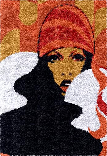 N.LANSHAN Diy Knüpfstern Set Portrait Einer Frau,Diy Bastelset,Minimalistisches Portrait,Diy Hakensets,Handarbeit,Stickerei,Gobelin,Teppichherstellung,Geschenk Für Erwachsene,Diy-Enthusiast 20x15in N.LANSHAN Diy Knüpfstern Set Portrait Einer Frau,Diy Bastelset,Minimalistisches Portrait,Diy Hakensets,Handarbeit,Stickerei,Gobelin,Teppichherstellung,Geschenk Für Erwachsene,Diy-Enthusiast 20x15in von N.LANSHAN