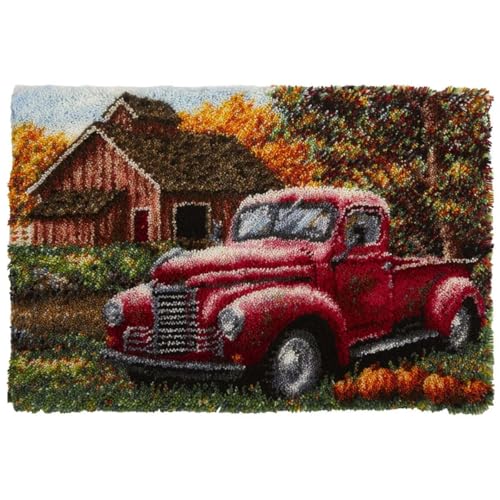 N.LANSHAN Diy Knüpfteppich Zum Selber Knüpfen Knüpfkissen-Set Mit Cartoon-Automotiv,Waldlandschaft,Diy-Knüpfteppich-Set,Häkelset Für Anfänger,Teppich-Set Mit Bedruckter Leinwand,Geschenk 21x29in N.LANSHAN Diy Knüpfteppich Zum Selber Knüpfen Knüpfkissen-Set Mit Cartoon-Automotiv,Waldlandschaft,Diy-Knüpfteppich-Set,Häkelset Für Anfänger,Teppich-Set Mit Bedruckter Leinwand,Geschenk 21x29in von N.LANSHAN