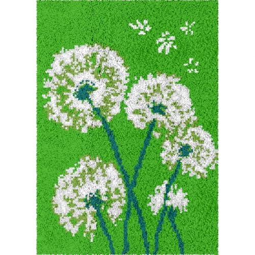 N.LANSHAN Diy Teppich Knüpfen Set Weiße Pusteblumen Diy Bastelset Fantasieblumen Diy Teppichherstellungssets Für Erwachsene Anfänger Gobelinsets Sticksets Teppich Fußmatte Geschenk 31x45in N.LANSHAN Diy Teppich Knüpfen Set Weiße Pusteblumen Diy Bastelset Fantasieblumen Diy Teppichherstellungssets Für Erwachsene Anfänger Gobelinsets Sticksets Teppich Fußmatte Geschenk 31x45in von N.LANSHAN
