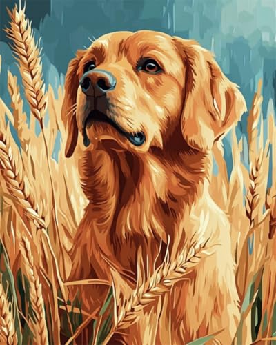 N.LANSHAN Diy-Teppich Knüpfstern Cartoon-Hundetier Und Weizenfeld Knüpfteppich-Set,Handgefertigte Teppich-Sets Mit Vordruck,DIY 3D-Bastelgeschenk 100x140cm N.LANSHAN Diy-Teppich Knüpfstern Cartoon-Hundetier Und Weizenfeld Knüpfteppich-Set,Handgefertigte Teppich-Sets Mit Vordruck,DIY 3D-Bastelgeschenk 100x140cm von N.LANSHAN