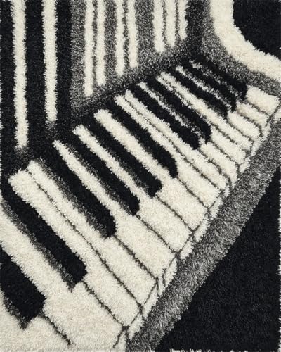 N.LANSHAN Diy Teppich Set Schwarz-Weißes Klavier Knüpfteppich-Set Für Erwachsene Und Kinder,Kreuzstich-Sets,Teppich,Wandteppich,Handarbeit 90x120cm N.LANSHAN Diy Teppich Set Schwarz-Weißes Klavier Knüpfteppich-Set Für Erwachsene Und Kinder,Kreuzstich-Sets,Teppich,Wandteppich,Handarbeit 90x120cm von N.LANSHAN