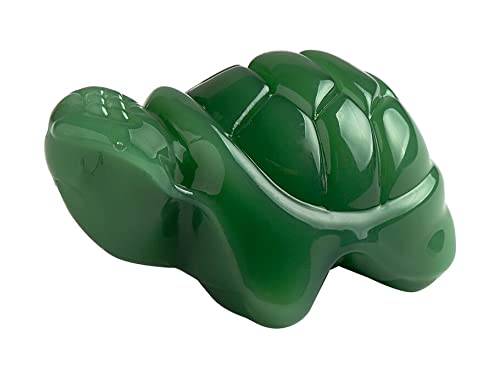 Omm for you Krafttiere | Schildkröte (Weisheit, Harmonie und Schutz) oder Elefant (Kraft, Glück und Geduld) | Wegbegleiter und Glücksbringer aus Glas | mit Organza-Beutelchen von N.N.