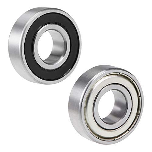 1630-2RS Kugellager Tief 3/4 Zoll x 1-5/8 Zoll x 1/2 Zoll Kugellager aus verchromtem Stahl mit doppelter Dichtung, 1 Pack von NA