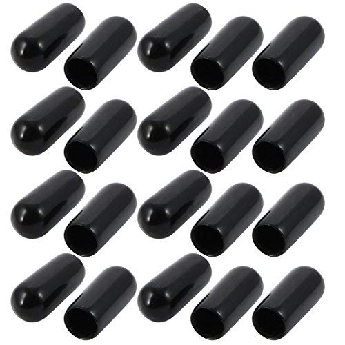 20 Stück 5 mm Durchmesser innen PVC flexibel Vinyl Endkappe Schrauben Gewinde Schutz Abdeckung schwarz 20 Stück 5 mm Durchmesser innen PVC flexibel Vinyl Endkappe Schrauben Gewinde Schutz Abdeckung schwarz von NA