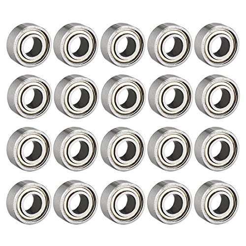 683ZZ Kugellager, 3 mm x 7 mm x 3 mm, doppelt geschirmt, 683-2Z, Karbonstahl, 20 Stück 683ZZ Kugellager, 3 mm x 7 mm x 3 mm, doppelt geschirmt, 683-2Z, Karbonstahl, 20 Stück von NA