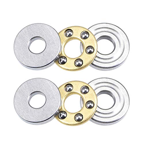 F2-6M Kugellager, Miniatur, 2 x 6 x 3 mm, Chromstahl, 2 Stück von NA
