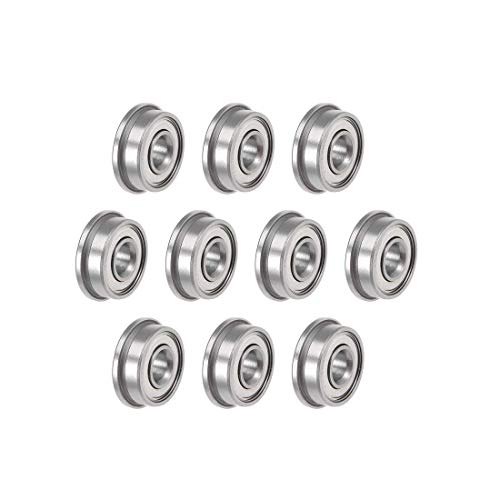 F694ZZ Flansch Kugellager, 4 x 11 x 4 mm, verchromt, Kugellager, 10 Stück F694ZZ Flansch Kugellager, 4 x 11 x 4 mm, verchromt, Kugellager, 10 Stück von NA