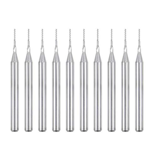 Fräser aus Hartmetall, 0,5 mm, CNC-Gravur, für PCB Maschine, 1/8 Zoll Shank von NA