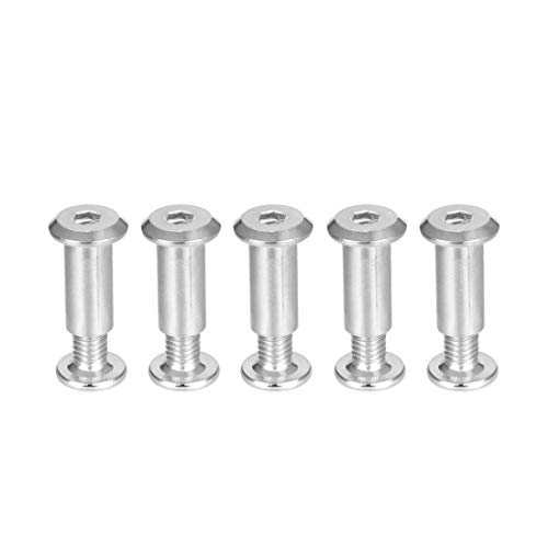 Innensechskantschrauben Buchschrauben Lederbefestigung M6x10mm, Edelstahl, 5 Sätze Innensechskantschrauben Buchschrauben Lederbefestigung M6x10mm, Edelstahl, 5 Sätze von NA