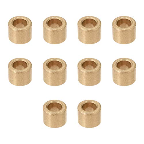 Lagerhülse Bohrung 6 mm x Außendurchmesser 10 mm x Länge 8 mm Nüsse aus Bronze Sintert selbstschmierend 10 Stück Lagerhülse Bohrung 6 mm x Außendurchmesser 10 mm x Länge 8 mm Nüsse aus Bronze Sintert selbstschmierend 10 Stück von NA