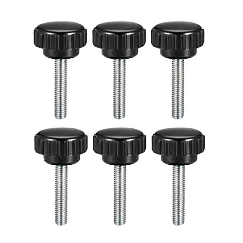 M5 x 25 mm Gewinde männlich gerändelt Klemmen Grip Thumb Schrauben auf Typ 6 Stück von NA