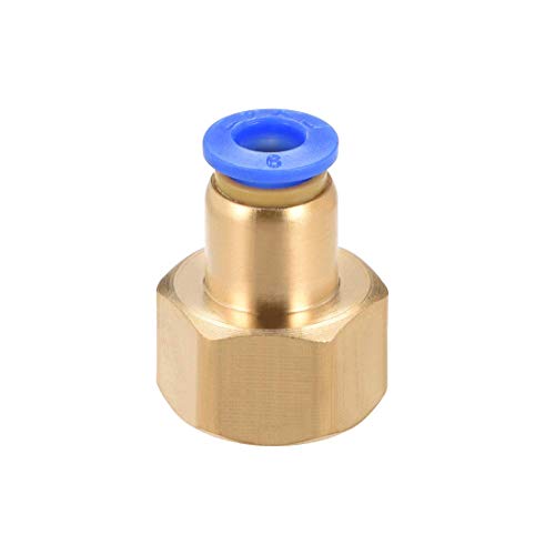 Push to Connect Adapter für Rohrverbinder, 6 mm, OD x G3/8 Zoll weiblich, gerade, Pneumatisch, Verbindung mit Connect Pipe Fitting Push to Connect Adapter für Rohrverbinder, 6 mm, OD x G3/8 Zoll weiblich, gerade, Pneumatisch, Verbindung mit Connect Pipe Fitting von NA