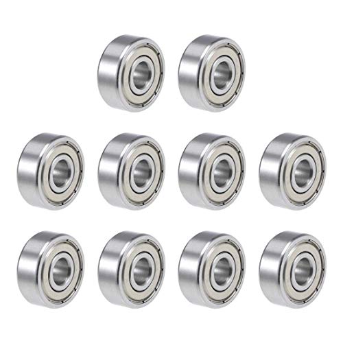 R4AZZ Kugellager Tief 1/4 Zoll x 3/4 Zoll x 9/32 Zoll Hebellager Z2 geschirmt 10 Stück von NA