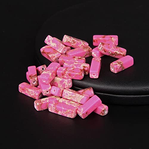13 x 4 mm Achate Abstandsperlen Flache rechteckige Röhre Naturstein lose Perle für die Schmuckherstellung DIY Armband Ohrringe-Rose Kaiser, 5 Stück 13 x 4 mm Achate Abstandsperlen Flache rechteckige Röhre Naturstein lose Perle für die Schmuckherstellung DIY Armband Ohrringe-Rose Kaiser, 5 Stück von NAABHIKA