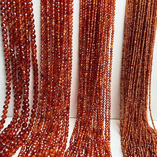 2/3/4 mm mehrfarbiger facettierter Zirkon natürliche Zirkonia Steinperlen Kristallperlen für die Schmuckherstellung DIY Armband Zubehör 15-orange roter Zirkon, 4 mm 2/3/4 mm mehrfarbiger facettierter Zirkon natürliche Zirkonia Steinperlen Kristallperlen für die Schmuckherstellung DIY Armband Zubehör 15-orange roter Zirkon, 4 mm von NAABHIKA