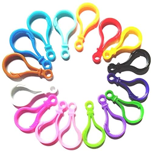 50 Stücke Harte Clips Karabinerhaken Gemischte Rucksackverschluss Haken für Schlüsselanhänger Ring Schlüsselanhänger Spielzeugkettenverschluss-Standard 50 Stücke Harte Clips Karabinerhaken Gemischte Rucksackverschluss Haken für Schlüsselanhänger Ring Schlüsselanhänger Spielzeugkettenverschluss-Standard von NAABHIKA