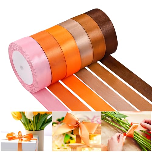 NACHLYNN 25mm x 22m Satinband Gelb Schleifenband Geschenkband Bänder zum Basteln für Verpackungsband Urlaubsdekoration Hochzeitsstrauß DIY Dekoration NACHLYNN 25mm x 22m Satinband Gelb Schleifenband Geschenkband Bänder zum Basteln für Verpackungsband Urlaubsdekoration Hochzeitsstrauß DIY Dekoration von NACHLYNN