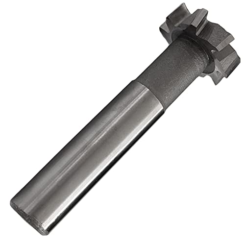 HSS-AL T-Nut-Schaftfräser, Hochgeschwindigkeitsstahl-Holzmeister-Schlüsselsitzschneider, halbrunder Keilnutfräser, gerader Schaft, 8 Rillen, 32 x 8 x 90 mm HSS-AL T-Nut-Schaftfräser, Hochgeschwindigkeitsstahl-Holzmeister-Schlüsselsitzschneider, halbrunder Keilnutfräser, gerader Schaft, 8 Rillen, 32 x 8 x 90 mm von NACX