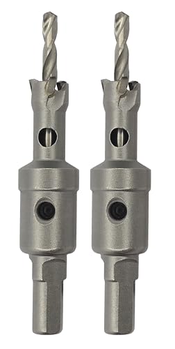 NACX 13 mm TCT-Lochsägenbohrer, Wolframkarbid-Zähne, Lochsäge für Edelstahl, Aluminium, Legierung, Kupferblech, 2 Stück von NACX