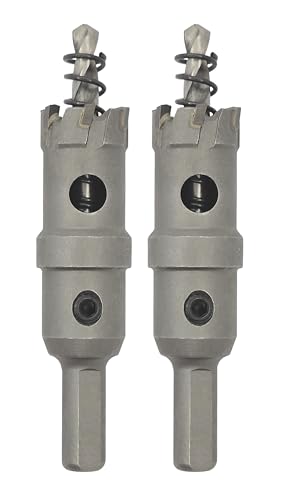 NACX 20,5 mm TCT-Lochsägenbohrer, Wolframkarbid-Zähne, Lochsäge für Edelstahl, Aluminium, Legierung, Kupferblech, 2 Stück NACX 20,5 mm TCT-Lochsägenbohrer, Wolframkarbid-Zähne, Lochsäge für Edelstahl, Aluminium, Legierung, Kupferblech, 2 Stück von NACX