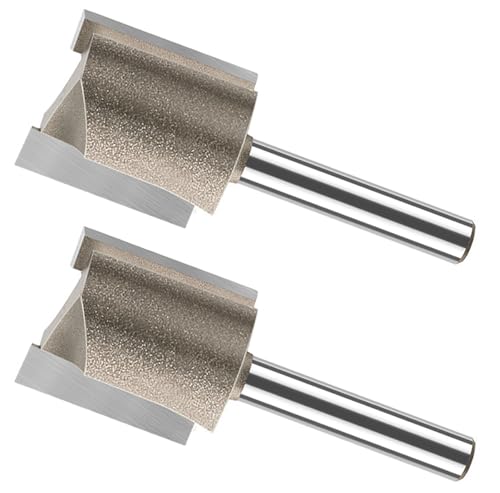 NACX Frässtifte mit 1/4-Zoll-Schaft, 1/4-Zoll-Schaft, gerade, Hartmetall-Holzfräser, Holzbearbeitungswerkzeuge, 2 Stück NACX Frässtifte mit 1/4-Zoll-Schaft, 1/4-Zoll-Schaft, gerade, Hartmetall-Holzfräser, Holzbearbeitungswerkzeuge, 2 Stück von NACX