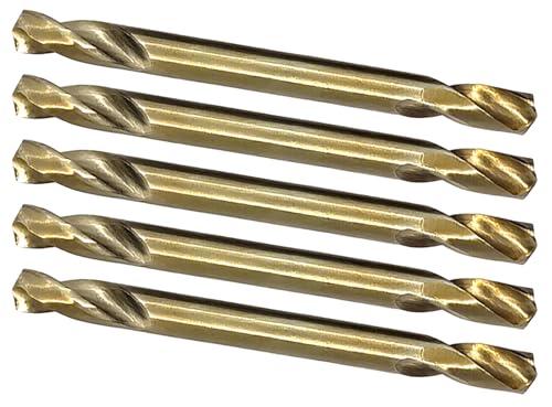 NACX HSS M35 Kobaltbohrer, 3/16 Zoll, 5 mm, Hochgeschwindigkeitsstahl, Doppelendbohrer, 5 Stück NACX HSS M35 Kobaltbohrer, 3/16 Zoll, 5 mm, Hochgeschwindigkeitsstahl, Doppelendbohrer, 5 Stück von NACX