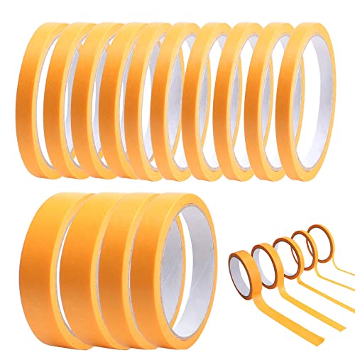 NAEBRO 15 Roll Kreppband Malerkrepp 6/8/10/15/20mm x 20m Orange Klebeband Malerband zum Streichen, Wasserdichte Selbstklebende Masking Tape für Autolack Malerarbeiten Heimwerker Basteln NAEBRO 15 Roll Kreppband Malerkrepp 6/8/10/15/20mm x 20m Orange Klebeband Malerband zum Streichen, Wasserdichte Selbstklebende Masking Tape für Autolack Malerarbeiten Heimwerker Basteln von NAEBRO
