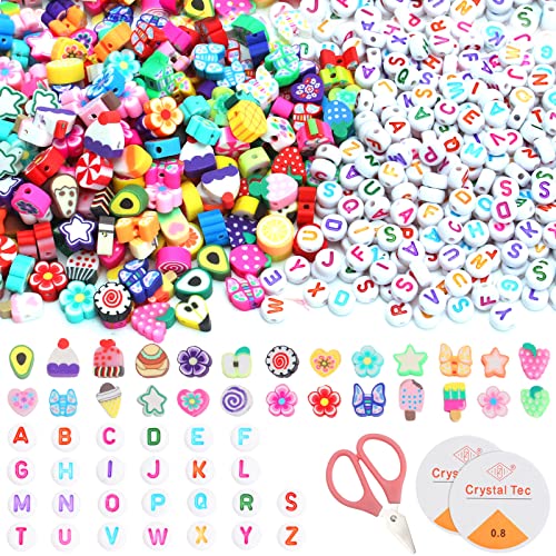 Perlen zum Auffädeln 612 Stück Perlen Set Kinder Perlen zum Basteln, Bunt DIY Buchstabenperlen Armband Halsketten Schmuck Perlensets für Mädchen Kinder Perlen zum Auffädeln 612 Stück Perlen Set Kinder Perlen zum Basteln, Bunt DIY Buchstabenperlen Armband Halsketten Schmuck Perlensets für Mädchen Kinder von NAEBRO